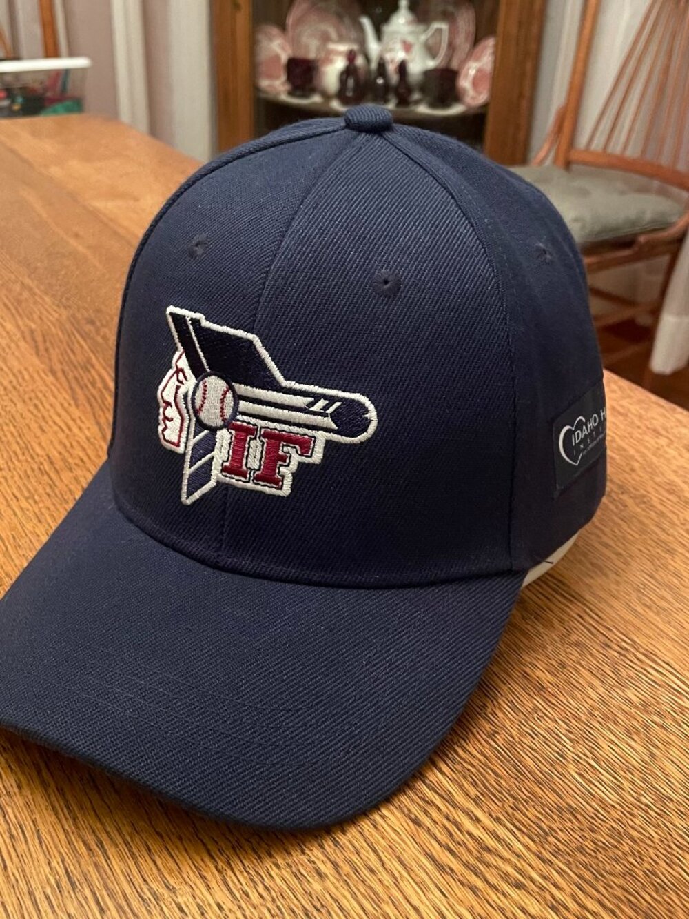 Idaho Falls Braves Pioneer League Blue BWM Global Snapback Baseball Hat Cap